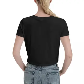 Упорита жена укороченная тениска James Dean, на хладно модерен реколта удобна дамска риза 2