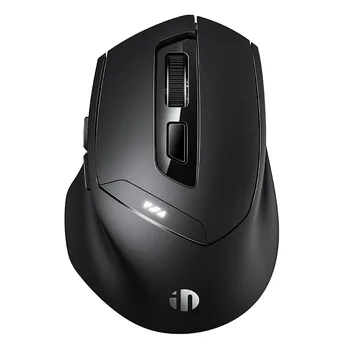 Трехрежимная Зареждане на мишката Механично изключване на звука на Bluetooth Безжична мишка за компютър PC Офис слот за подарък на мъж