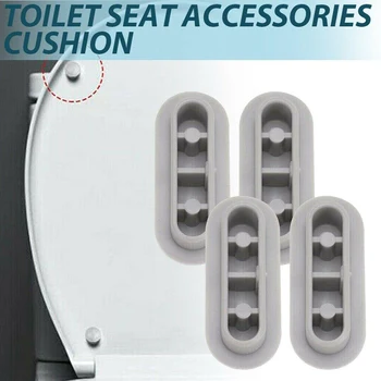 Капак на Тоалетната чиния Броня Буфер ABS + TPE Аксесоар Адаптер В Събирането Възглавница За Баня Противоударное Седалка За Тоалетна Здрав