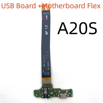 НОВ USB Порт За Зареждане на Док Конектор Основната Дънна Платка Гъвкав Кабел За Samsung Galaxy A10S A20S A30S A50S A70S A21S A12 2