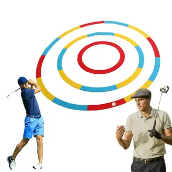 Тренировъчен кръг за голф, голф, Сгъваеми Ударни кръгове, за да проверите за тренировки по голф, лесно почистваща пръстени за вътрешния двор