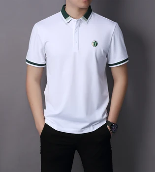 Летни панталони ризи топка за голф високо качество AISHUNP, мъжки памучни дрехи с къс ръкав