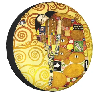 Diana Klimt The Embrace Калъф за Резервна гума Джип Painting Art Suv Къмпинг Автомобилни Протектори Аксесоари 14 