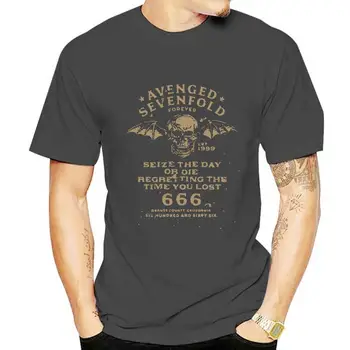 Официалната Avenged Sevenfold - Сграбчи момент - Мъжка черна тениска