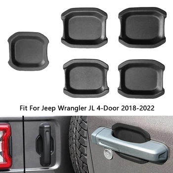 Тампон на Капака на Купата За Външна Дръжката на Вратата на Колата на Jeep Wrangler JL 2018 2019 2020 2021 2022 Капачка на Чашата е Дръжката на Вратата на Jeep Wrangler JL