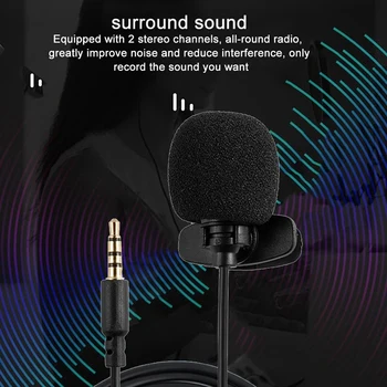 Преносим микрофон петличный микрофон RISE-Mini, усилвател за микрофон 5