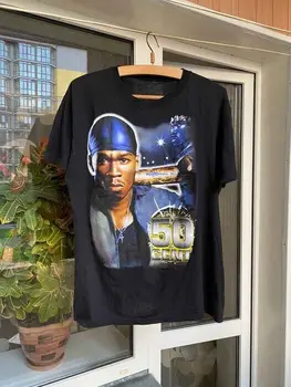 Тениска в ретро стил, 50 Cent Рап, мъжка риза с къс ръкав за жени LB3701
