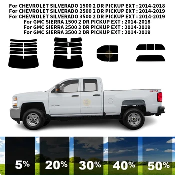 Предварително Обработена нанокерамика car UV Window Tint Kit Автомобили Прозорец Филм За CHEVROLET SILVERADO 2500 2 DR PICKUP EXT 2015-2019