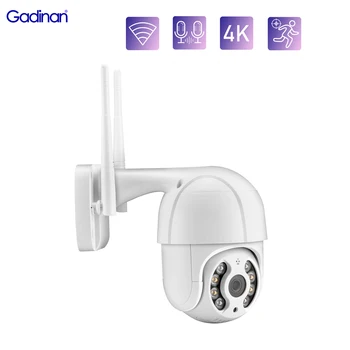 Gadinan 4K 8MP PTZ IP Камера Аудио Защита на Сигурността на WiFi Камера Автоматично Проследяване на Външно Изкуствен Интелект Откриване на Човек P2P Видеонаблюдение