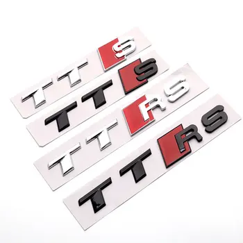 Подходящ за модификация на спортния автомобил Audi TT, спортна версия, надписи, лого отзад, лого TTRS, букви, стикери за автомобил