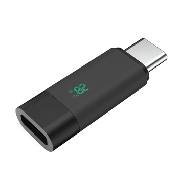 USB Адаптер C Женски-C USB мъжки Бърз кабелен порт на Конвертор Конектор за зарядно кабел за мобилен телефон, за лаптоп