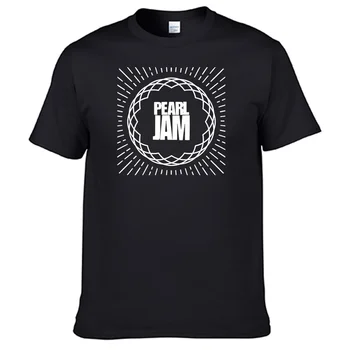 Алтернативна Поп/Рок група, тениска Pearl Jams, Унисекс, 100% Памук, Мъжки И дамски тениски N019