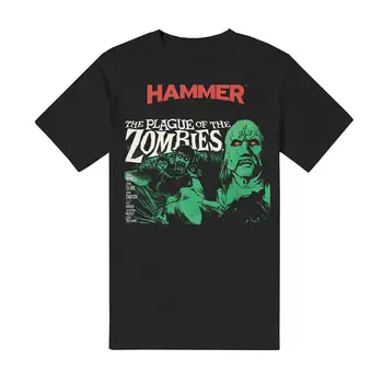 Мъжки t-shirt Hammer Horror The Plague Of The Zombies, малка черна