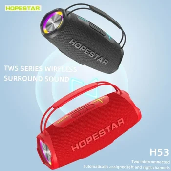 HOPESTAR H53 35 W Мощен Портативен Говорител Bluetooth Мощен Безжичен Субуфер TWS основната част Звукова Система Батерия 5200 mah Boombox 3