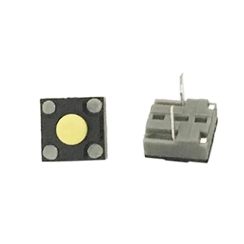 2 елемента Квадратна тиха бутон на мишката microx6x4.3 мм, микропереключатель