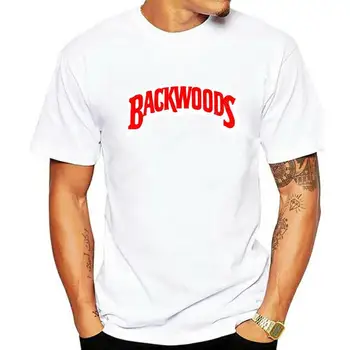 Модерен мъжки тениски ежедневна марка с къс ръкав BACKWOODS тениска с логото на ПУРИ, тийнейджърката памучен тениска, тениски модерен размер