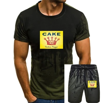 Тениска CAKE, Модна тениска с винил капак за компакт диск Nugget, памучен тениска с къс ръкав, тениска с принтом, Мъжка лятна риза