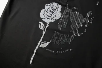 Висококачествени луксозни бижута Мъжка тениска Поло Мъжка Черна тениска поло Облекло Мъжка риза Good 1