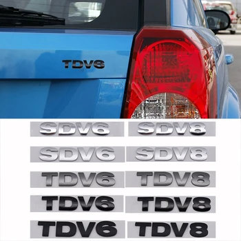 Стикер Странично Крило на Колата ABS Емблема за SDV6 SDV8 TDV6 TDV8 Логото на Land Rover Velar Vogue Defender Freelander2 Aurora LR4 L322 HSE