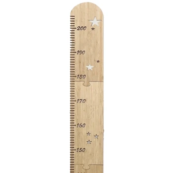 Линийка За Измерване на Ръст Детска Стая Мозайка Шиене Дървена Звезда Линийка За Измерване на Ръст Състав За височина
