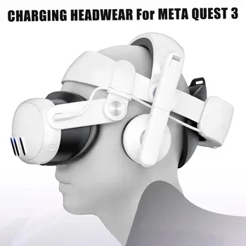 1 комплект За Многофункционално На Убора Meta Quest3 Намаляване на Компресия за Намаляване на Теглото Удобна Смяна на Аксесоари За Мозъка Убора