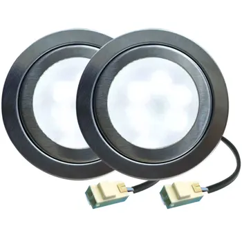 Двухсекционный 68-мм Смукателна Лампа LED 1,5 W 12 v Ac Dc 2 1/8 инча, Осветителна Лампа За Кухненски Включително Вентилатор с части за свързване YL EL SM